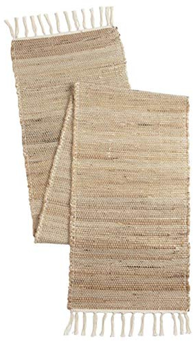 The Home Talk Hand Woven Table Runner | 13'' x 72'' Vintage Mats for Parties, Dining Table, Coasters | Decorative Runner | Jute Fibers | Eco-Friendly Accessory | Natural Boho Jute Store