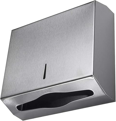 Handtuchspender aus Edelstahl abschließbar in 2 Größen zum Auswählen (250-400 Blatt)