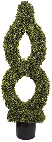 Artificial Single Twist Boxwood Topiary Tree 4ft/120cm