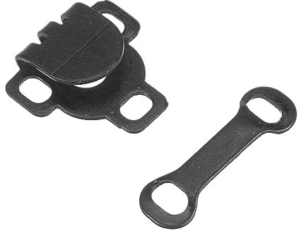 sourcing map Hosenverschluss Haken 40 Paare Haken und Ösen Verschluss Set Ösenverschlüsse zum Nähen Kupfer Nähhaken für Hosenhaken Rockhaken Jacken Kleidung DIY BH Hose Rock Basteln, Schwarz