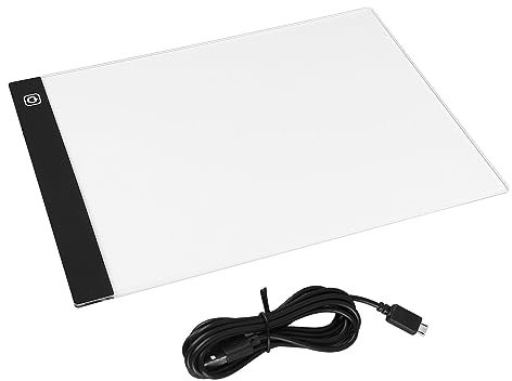 Boîte lumineuse de traçage A4 pratique à intensité variable avec alimentation USB, idéale pour la peinture, l'animation et les croquis, améliore vos compétences artistiques