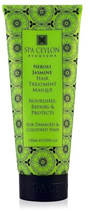 SPA CEYLON NEROLI JASMINE – Regenerierende Haarmaske mit Jasmin, Kokosöl & Aloe Vera, repariert geschädigtes Haar & stärkt die Haarstruktur, ayurvedisch, vegan & ohne Parabene, 150 ml