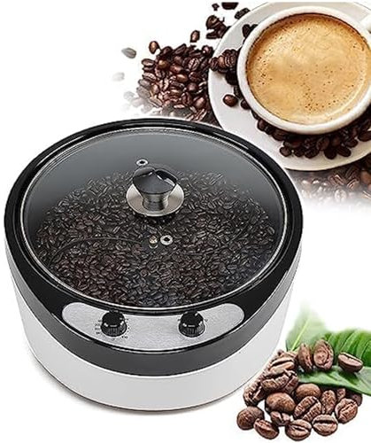 Tostatrice elettrica per chicchi di caffè, tostatrice per caffè domestica da 1800 W, tostatrice per caffè professionale da 800 g, temperatura regolabile da 0 a 240 ℃ per chicchi di caffè da forno