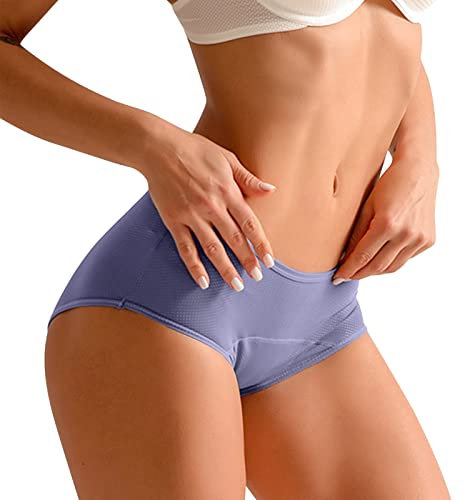 Perioden Badehose Starke Blutung Teenager Period Panties Bikini Hose Push Up Inkontinenz Perioden Bademode zum Schwimmen Damen Mädchen Unterhose Unterhosen High Waist Schwarz