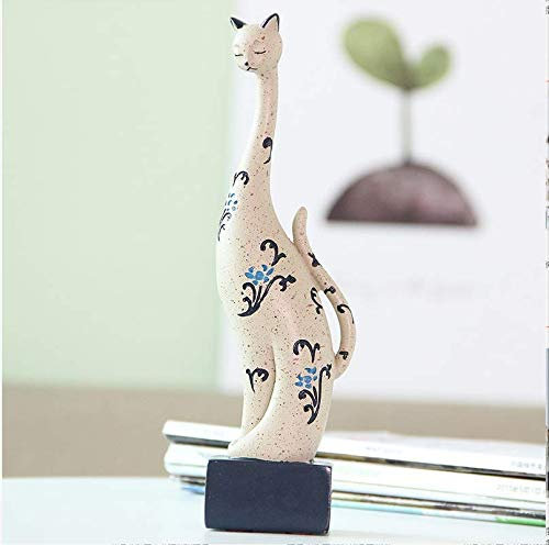 Mini-Statue, TV-Ständer, Dekorationsartikel for das Wohnzimmer, Statue, Ornamente, Skulpturen, einfache, moderne Wohnzimmer-TV-Schrank-Dekoration, hochwertige Heimdekoration, Kunsthandwerk, süße Katze