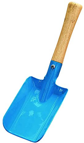 Seed Box Shovel Garden Shovel Gardening Shovel Small Soils Hand Bonsai Shovel Metal Patio & Garden Flower Packs (Blue, One Size)