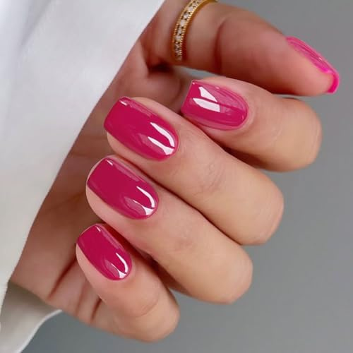 JMEOWIO Rot Nagelfolie UV Härtend Gel Nagel Strip Sticker