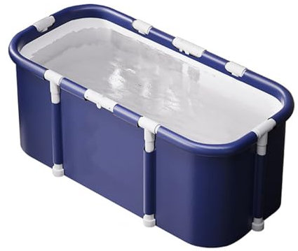 Vasca da bagno pieghevole per adulti, portatile, per box doccia o uso esterno, ideale per bagni caldi o ghiacciati
