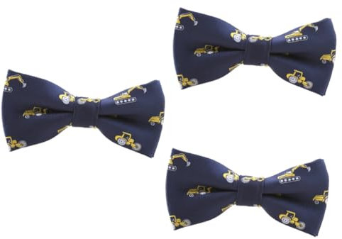 LIFKOME 3-teiliges Fliegen-set Mit Cartoon-print Für Herren Jungen Und Kinder Polyester Für Partys Hochzeiten Feiern