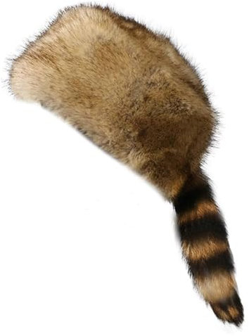 Generisch Dünne Kindermütze Damen Kunstfell-Hut, Kostüm, Hut für, Plüsch, Hellbraun, Schwanzkappe Jagdhut (Khaki, One Size)
