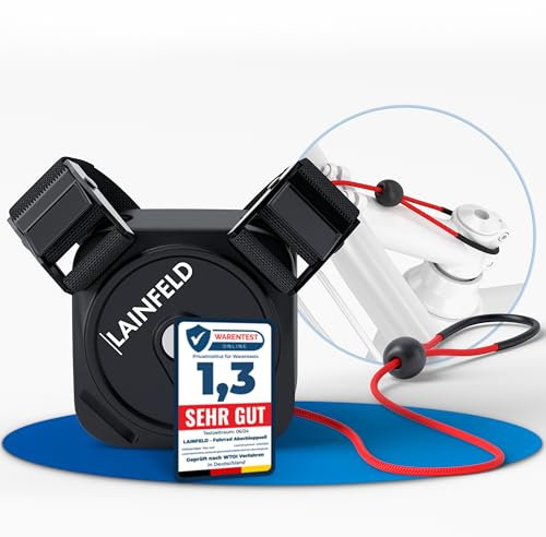 LAINFELD Kinder Fahrrad Abschleppseil | 2,5 Meter Abschleppsystem | Universell passend | Zugsystem Fahrrad Kinderfahrrad Abschlepp Seil Follow me