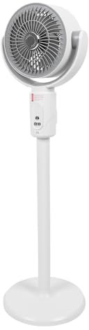 Brrnoo Powerful Quiet Standing Fan with Remote Control, 4 Wind Speeds, 8-Hour Timer, Adjustable Height, Oscillating Floor Desk Fan for Home Office Bedroom Use