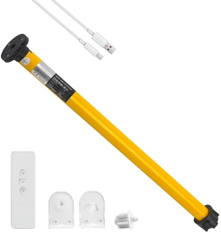 Rollerhouse Matter Smart Blinds Motor for 38mm Tubes - Works with Google Home& Alexa - App & Remote Control, No Hub Required - DIY Installation, Quiet Operation