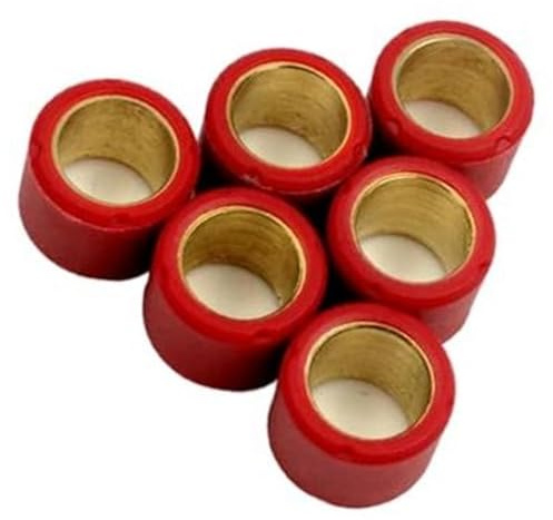 Pizgear Jeu de Rouleaux de variateur 50cc 4T 16x13mm Poids 4g 4.5g 5.5g 6g 7g, for différents modèles Poids des Galets de variateur de Scooter(Black 16x13mm 4g)