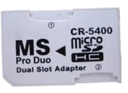 Adaptateur de carte SD CR-5400 vers carte mémoire MS Pro Duo for PSP, 30 pièces/lot