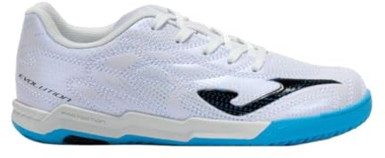 Chaussures de football en salle Joma Evolution JR 2532 EVJW2532IN en blanc pour enfant, blanc, 36 EU