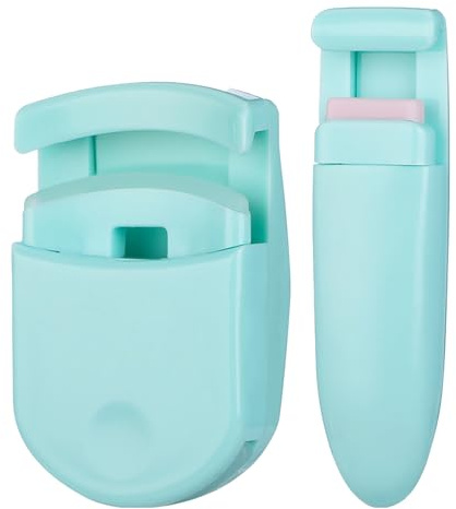Rizador de pestañas Herramienta compacta para rizar y levantar pestañas | Rizador para maquillaje de viaje Rutina diaria de maquillaje para mujeres, chicas, jóvenes, amigas y toda la familia