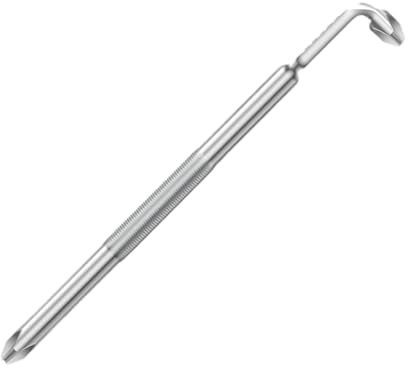Tournevis Ergonomique À Tête Coudée 90 Degrés Outil Main Portable En Acier Allié Double Embout Adapté Tournevis Plat Professionnel