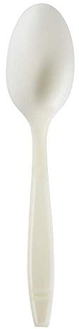 Karat Earth KE-U2033 Bio Based Heavy Weight Wrapped Tea Spoon - Natural (Case of 1000)