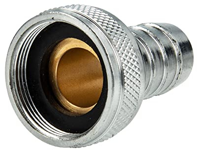 tecuro Schlauchverschraubung mit Überwurfmutter M22 x1 auf Schlauchtülle 13 mm (1/2 Zoll) - Messing verchromt