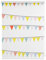 Lichtblick Klemmfix Verdunklungs-Rollo mit Motiv, ohne Bohren, Blickdicht, Seitenzugrollo, Made in Germany, Wimpelkette - Bunt 60 x 150 cm