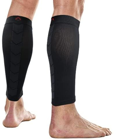NV Compression 365 Fußlose Kompressionsstrümpfe - Wadenstütze Kompression Compression Calf Sleeves - for Sports, Laufen, Radfahren, Triathlon, Crossfit, Gym, Tennis