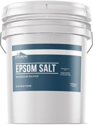 Earthborn Elements Epsom Salt (5 Gallon), Magnesium Sulfate Soaking Solution