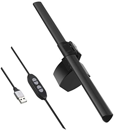 KOMBIUDA Led-computermonitorleuchte Mit Augenschutz Verstellbare Usb-bildschirmlampe Asymmetrisches Reflektierendes Lichtdesign Für Monitorlicht