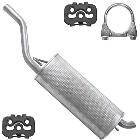 Polmo Endschalldämpfer Auspuff Endtopf für Fiat Grande Punto 1 I Schrägheck 1.4