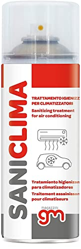 Magazzini GM SANICLIMA, Trattamento Sanificante per Climatizzatori, Igienizzante 400ml Spray per Casa e Auto (Igienizzante)
