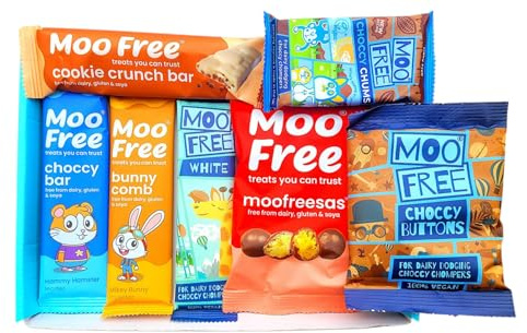 Moo Free Chocolate Selection Hamper Gift Box | Free From, Dairy Free, Gluten Free & Vegan | Hamper Exclusive To INTERGALACTIC SWEETS