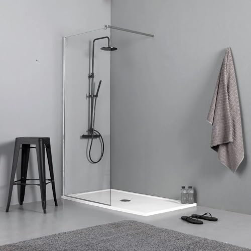 Box Doccia walk-in vetro 6 mm cromato (110x190)