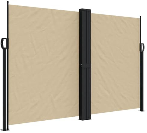 vidaXL Toldo Lateral retráctil Beige 160x1200 cm