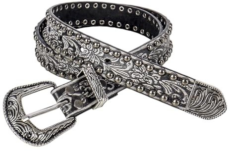 KieTeiiK Taillengürtel Mit Geprägter Kette Kostümgürtel Für Wickelkleid Nietengürtel Für Anzug Minirock Jeans Schmuck Vintage Gürtel Für Männer