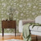 Fine Decor FD43454 Juliette Floral Papier peint Sauge