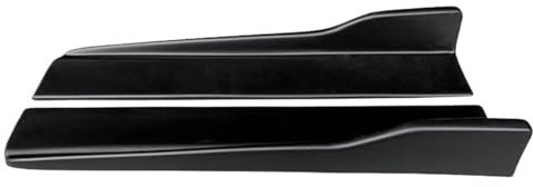 Auto Seitenschweller Serie F30 F35 E90 E91 G30 X1 M3 Universal Auto Seitenschweller Stoßstangenspoiler Lippenwinkel Splitter Diffusor Winglet Anti-Crash Auto Seitenschweller Spoiler(Matte Black)