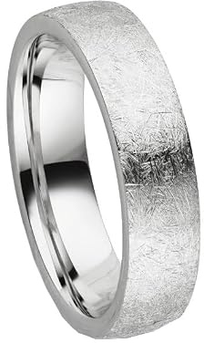 Kolibri Rings 925 Sterling Silber Eismatt Ring Partnerring Ehering Freundschaftsring Unisex - Inkl. Gratis Gravur und Etui