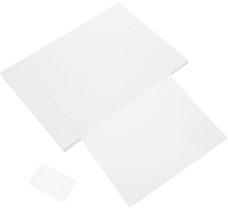 VILLCASE 100blätter Klebeetiketten Zum Beschriften Für Drucker Etikettenpapier Aufkleber Für Materialkennzeichnung Namensschilder Weiße Matte Oberfläche Starke Klebeleistung Langlebig Für b
