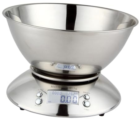 Cabilock Balance Électronique De Cuisine Balance Alimentaire Outil De Pesée Acier Inoxydable
