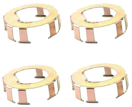 LeeQinersw Kit da 4 dadi per assale del rimorchio, robusti, facili da installare, accessori professionali per la sostituzione dell'asse Dexter in metallo