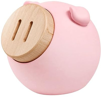 GARIOUANS Salvadanaio Forma Maiale Piggy Bank Decorativo Resistente Contenitore per Monete per Decorazione per Scrivania e per Speciali