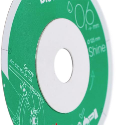 Distar Shine Disco da taglio diamantato, 125 x 0,6 mm, taglio umido per gres porcellanato e ceramica, ultra silenzioso