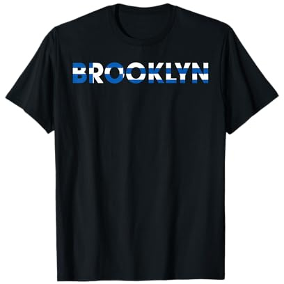 Bandiera Greca di Brooklyn, Adatta per Uomini e Donne. Maglietta