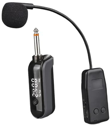 Wireless Mandolin Pickup System with Transmitter and Receiver for Acoustic Mandolin, Instrument Microphone for Live Performance and Recording- 1Pc
