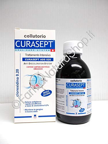 Curasept Mundwasser Intensivbehandlung 0,20% 200+200 ml ohne Alkohol