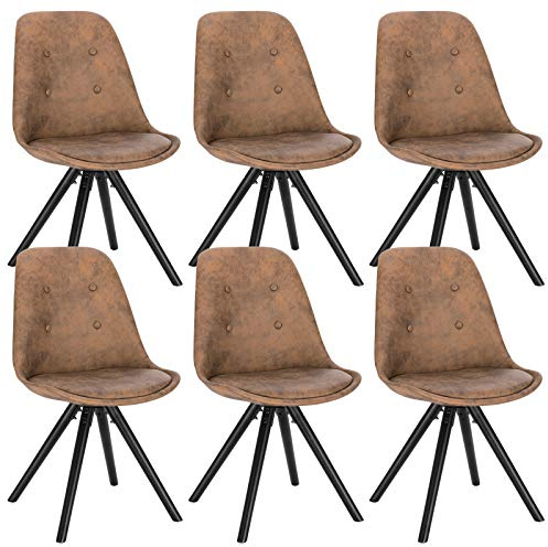 WOLTU Esszimmerstühle 6er Set, Küchenstühle gepolstert