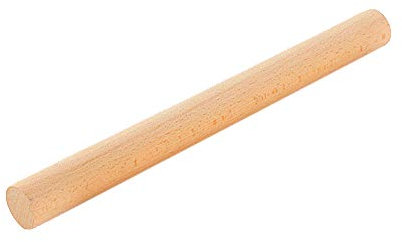 Mattarello rullo di pasta in legno massello per cuocere i biscotti di pasta per crostate di torta di pizza