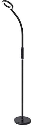 Daylight Multiplex 3-in-1 Lamp: Versatile Lighting for Living Room, Bedroom, Office - 5 Brightness, 3 Colors - Reading, Study, Nail Care - 12W, Black