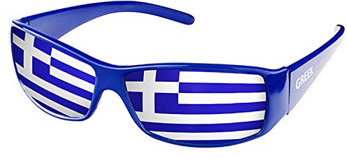 Taffstyle Länderflagge Fußball Fanbrille Sonnenbrille Fanartikel Public Viewing Brille WM 2026 EM Fußball Brille Länder Flaggen Party Fan Zubehör