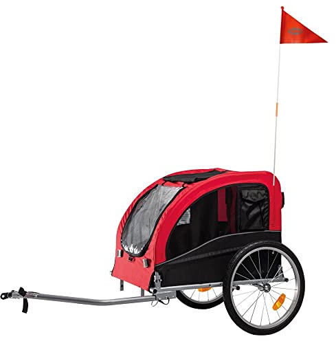 Nobby 62397 Fahrradanhänger SENLIMA L, B 75 x H 86 x L 80/145 cm, bis zu 35 kg